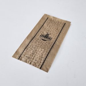 Sacs viennoiseries en kraft brun avec impression Moulin 104 par 1000