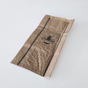 Sacs viennoiseries en kraft brun avec impression Moulin 106 par 1000