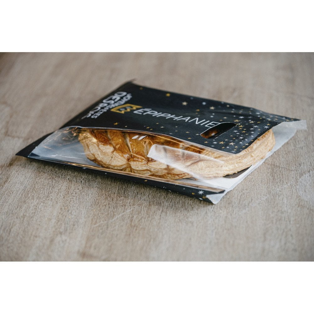 Sacs à galette des rois avec fenêtre 35x3x40 cm par 100 – Image 3